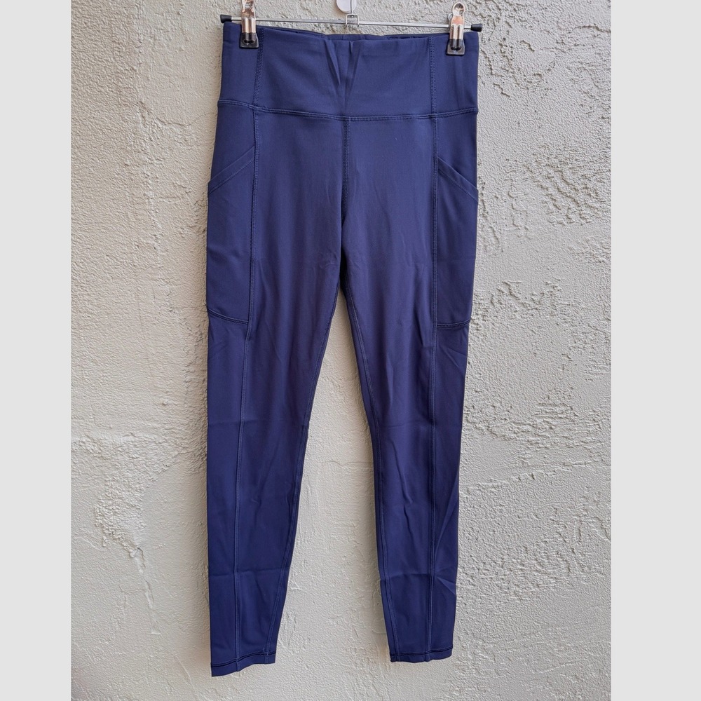 Halara NEW Navy High Waisted Pockets Leggings XS Athleisure Yoga Athletic Gym